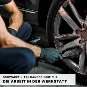 Arnomed Nitrilhandschuhe schwarz, 200 Stück